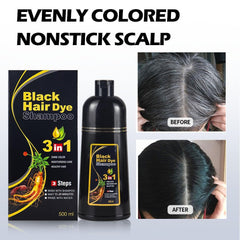 Cosmpro aplicación del champú negro para coloración casera