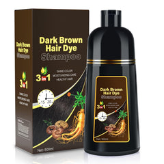 Cosmpro shampoo-tinte cabellos oscuros cubre canas con brillo natural