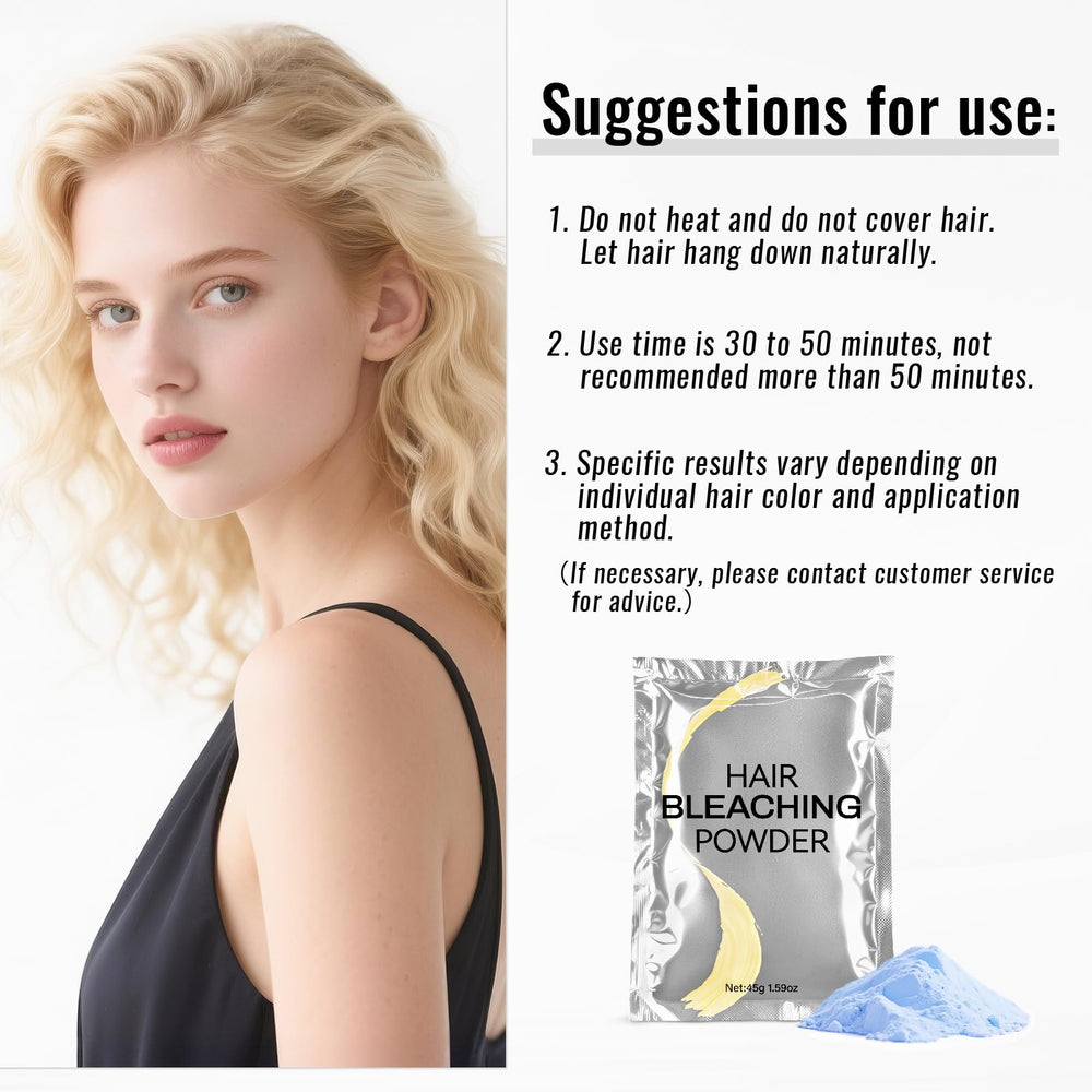 COSMTEK Bleach Powder demonstrates up to eight levels of lift on hair strands