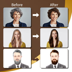 COSMTEK Dark Brown Hair Dye Shampoo gray hair coverage for natural color.
