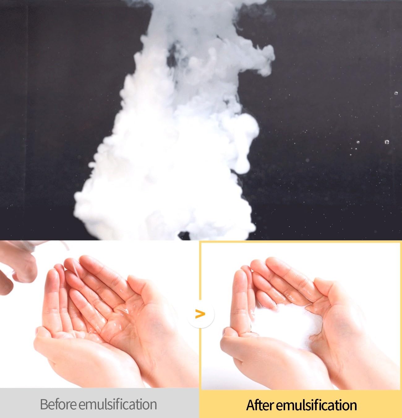 Applying oil on skin to dissolve impurities gently