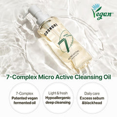 Close-up of pump action for easy, mess-free cleansing