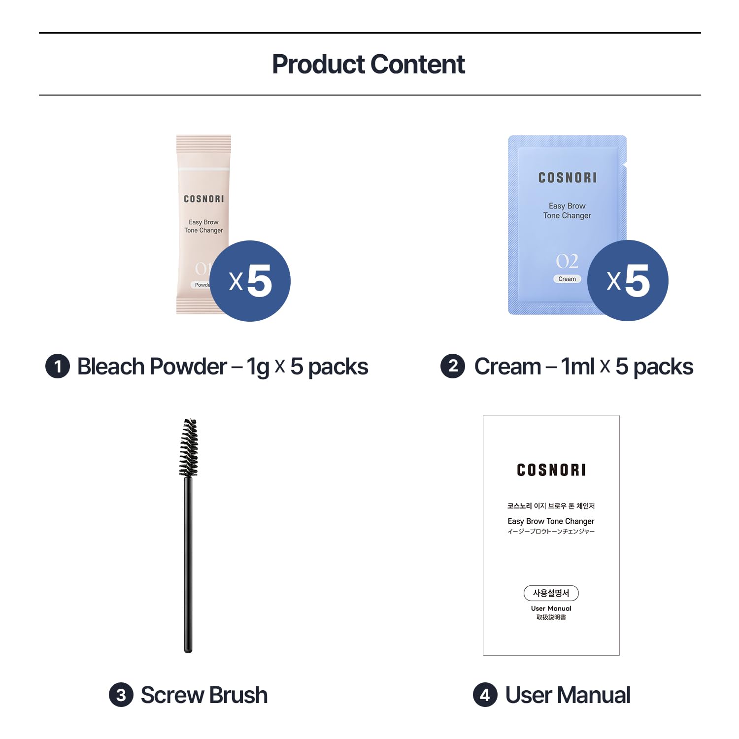 COSNORI Customizable tone control to match mood and hair color