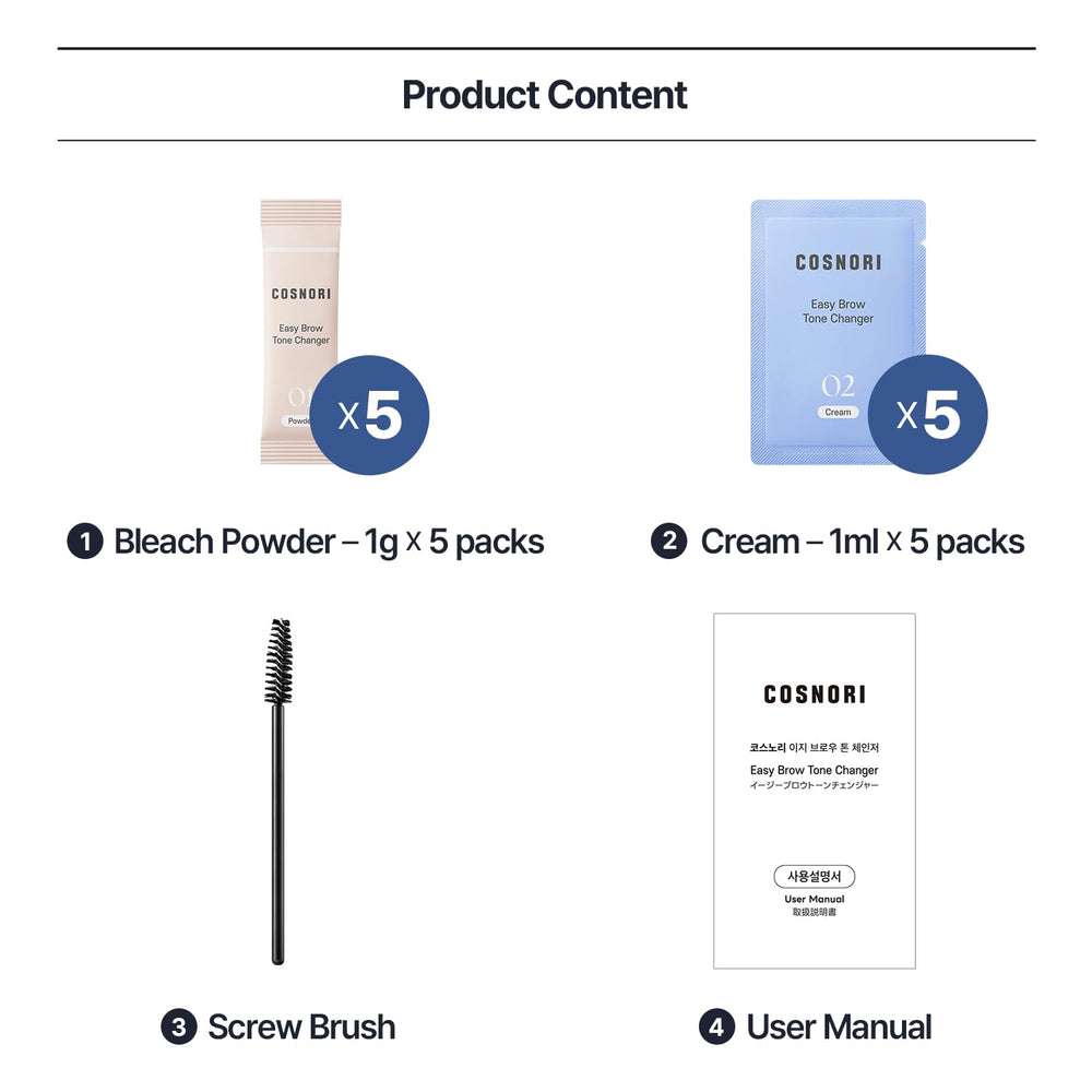 COSNORI Customizable tone control to match mood and hair color