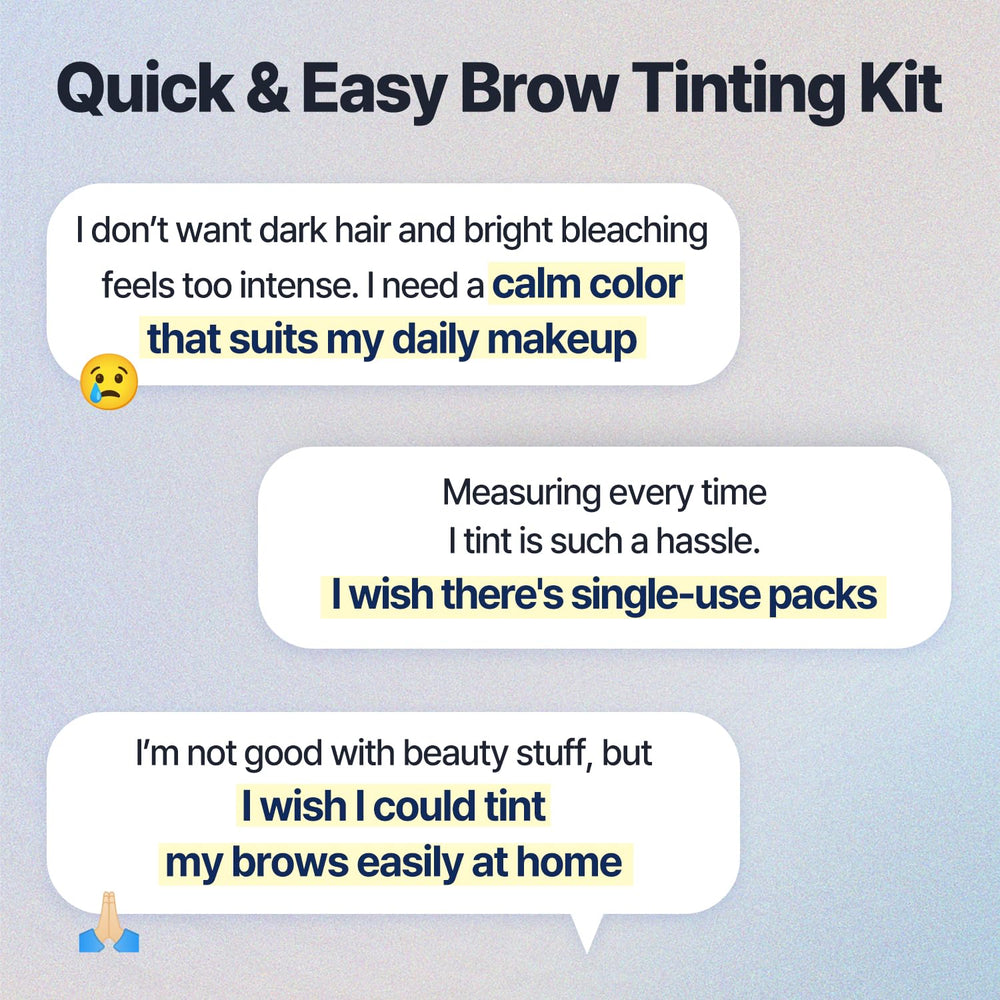 COSNORI Easy Brow Mood Changer Cloud Taupe, tono ajustable, tiempo de exposición para intensidad.