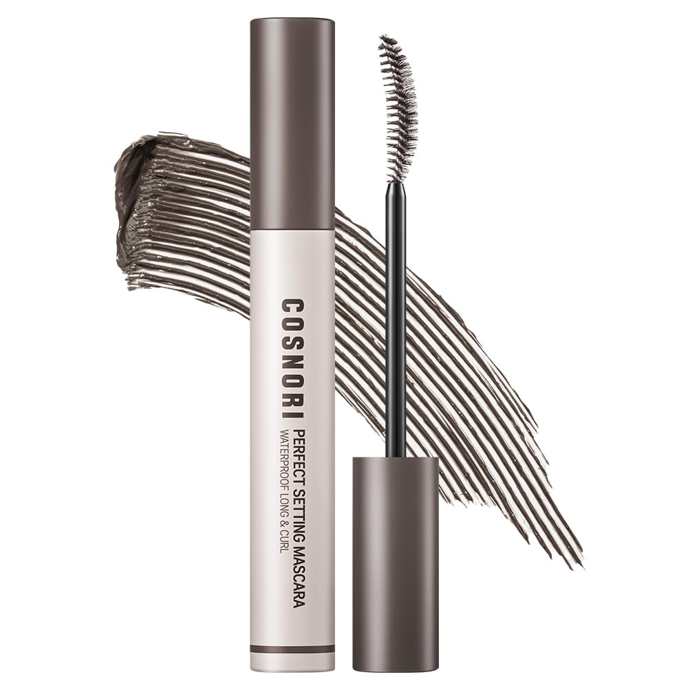 Cosnori Mascara 04 Ceniza Profunda, embalaje elegante y aplicación diaria fácil.