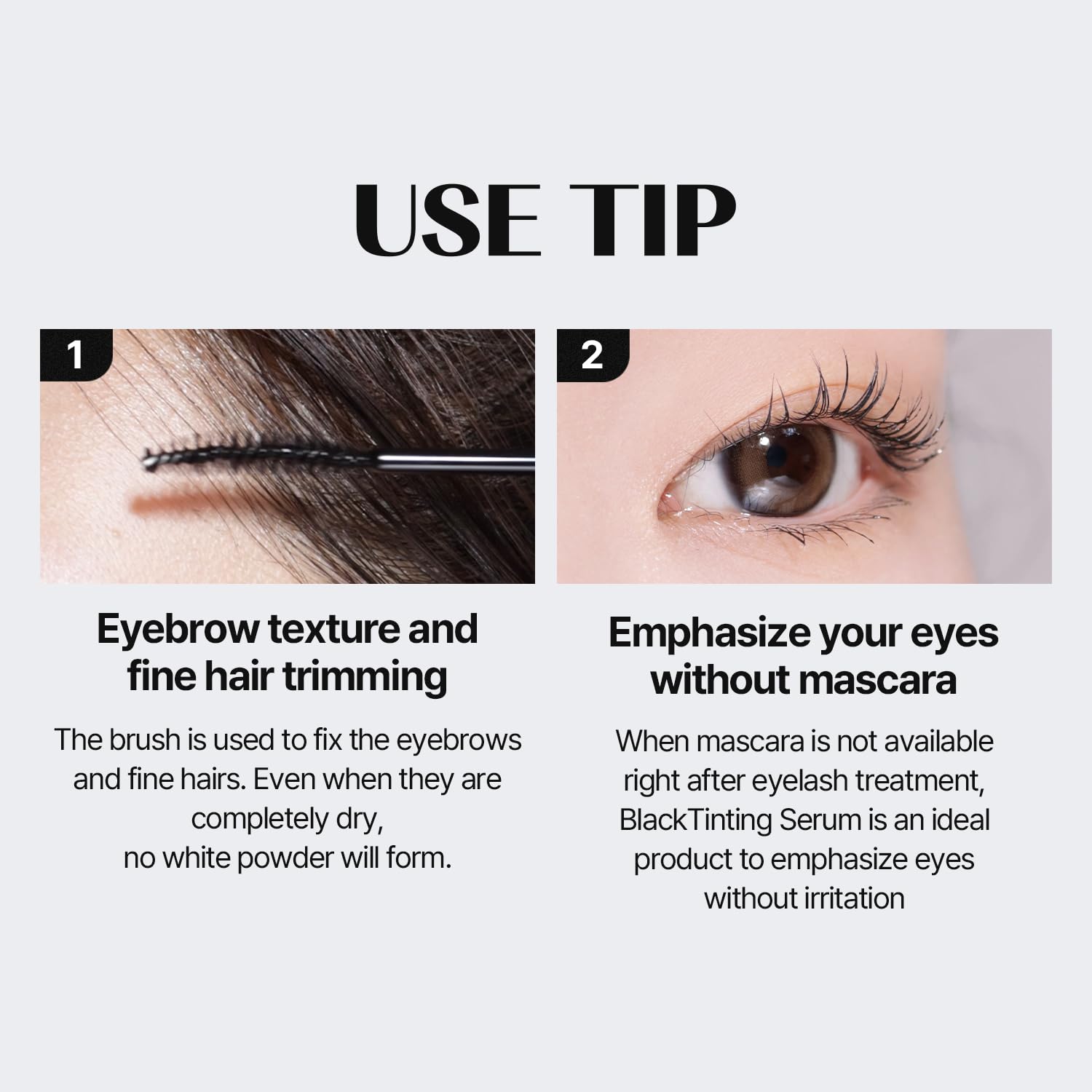 COSNORI serum tinte cejas: uso vegano y suave para piel sensible