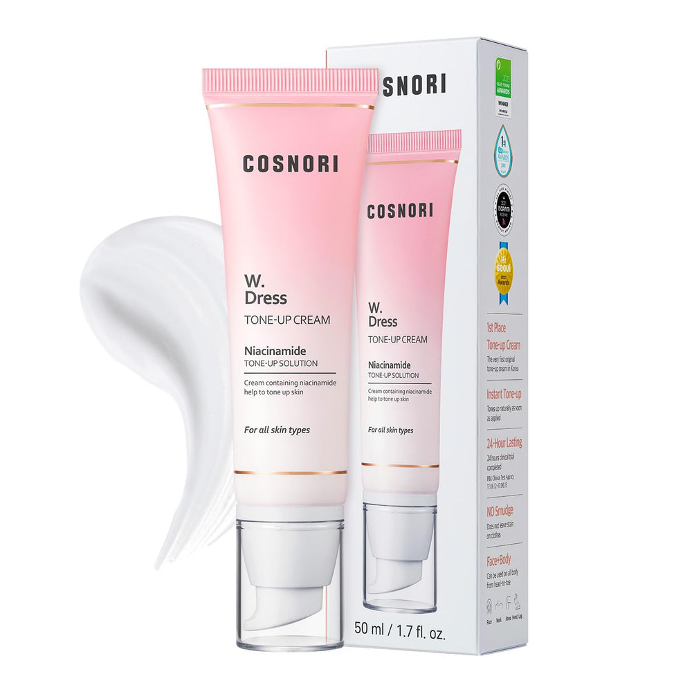 COSNORI W. Dress tono equilibrio en bote, promueve piel luminosa y tono uniforme.