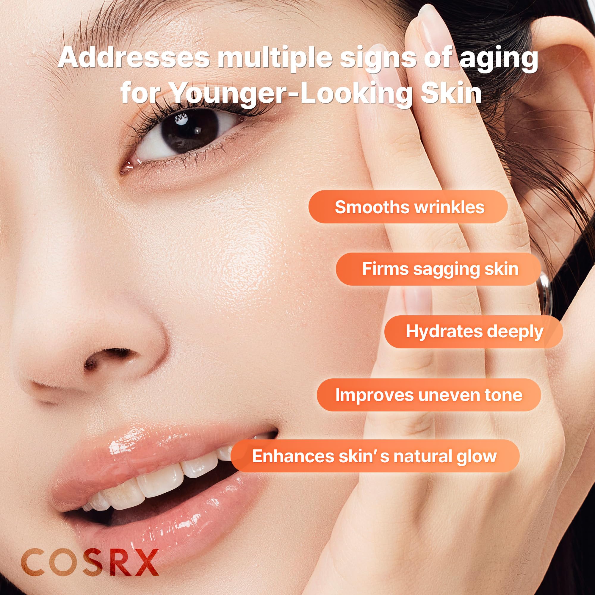 Cosrx 5 PDRN Hidratante Hidrogel rostro textura gel suave para confort