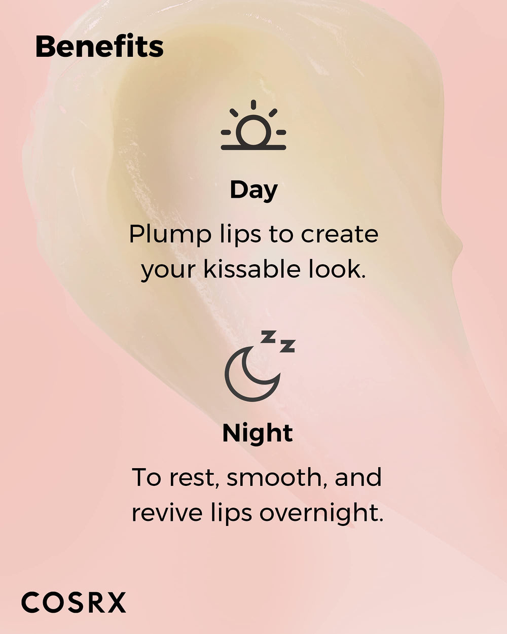 COSRX bálsamo con aceite de coco, nutrición suave para labios resecos.