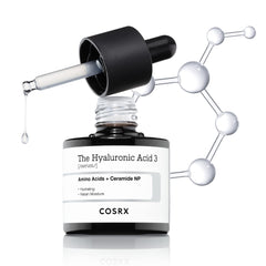 Cosrx suero ácido hialurónico 3% en botella: hidratación profunda para piel seca