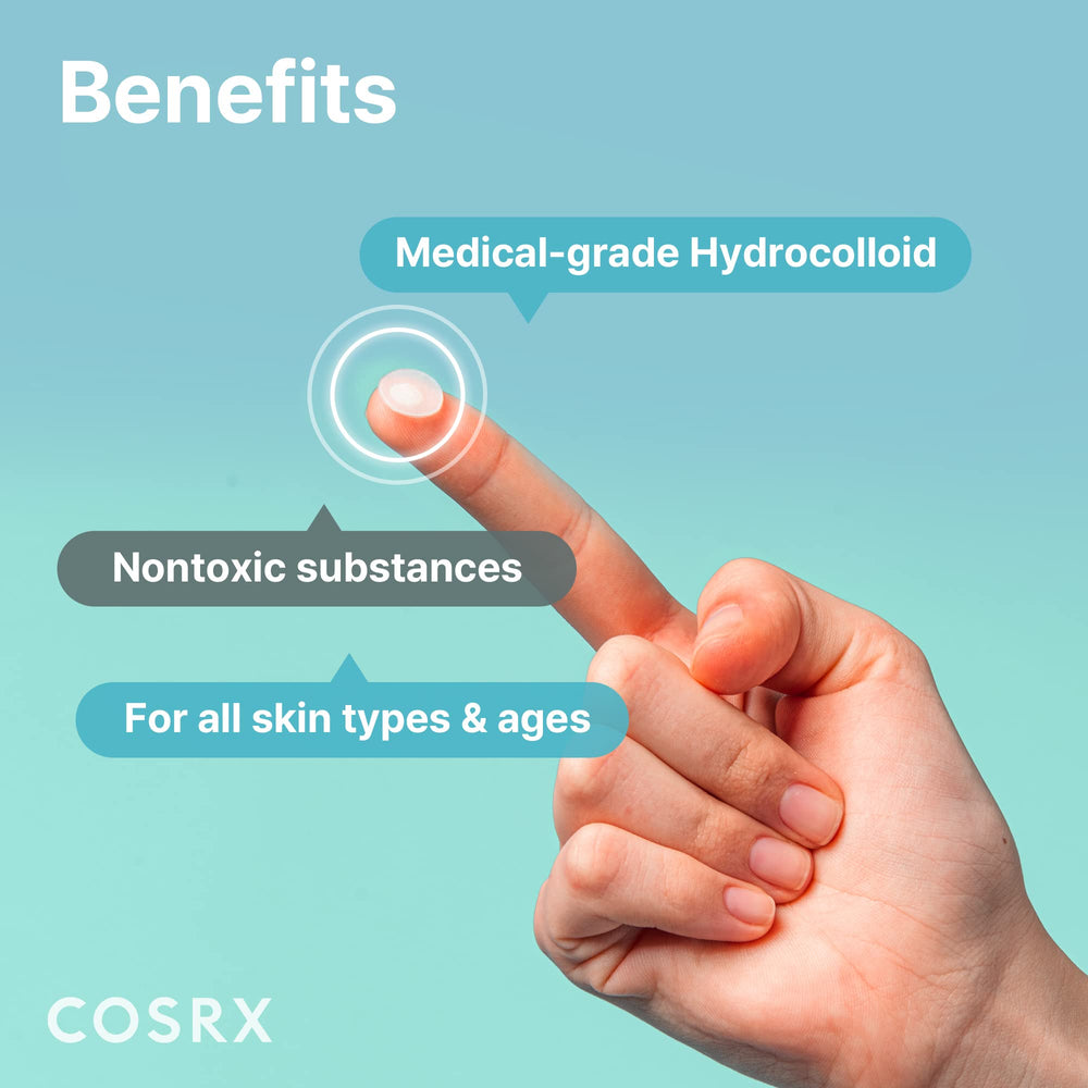 COSRX patch usage guide shows quick simple steps for proper application