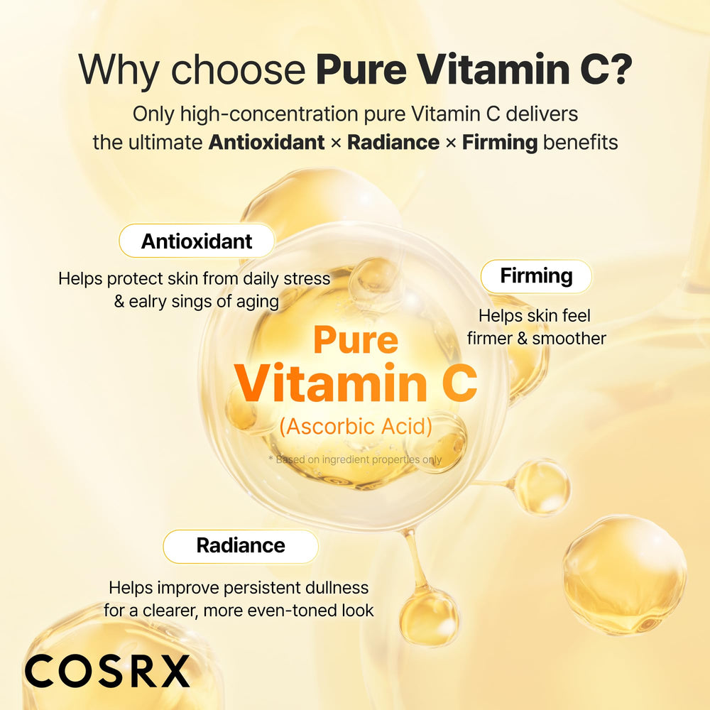 Texture close-up of COSRX serum showing lightweight, non-sticky finish.