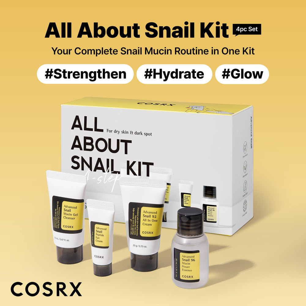 COSRX Advanced Snail 96 Mucin Power Essence bottle absorbs quickly for deeper hydration