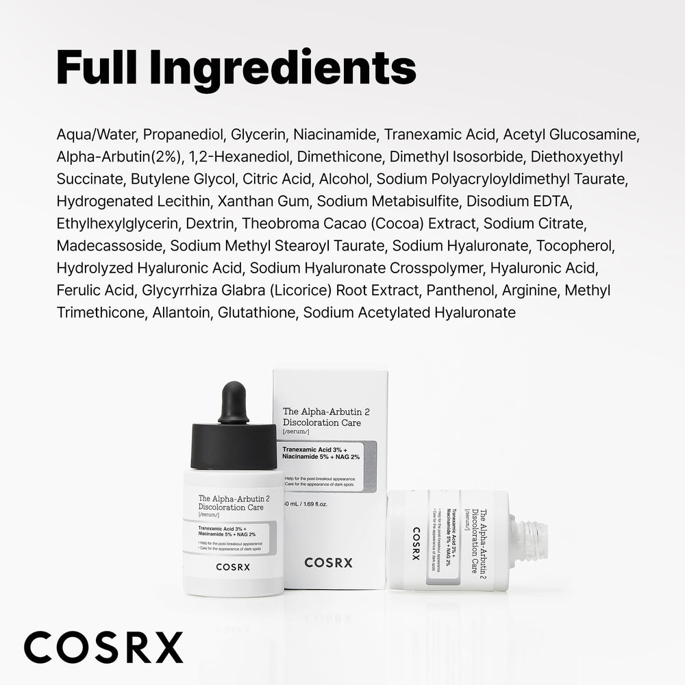 COSRX serum on clean skin shows quick absorption and hydration