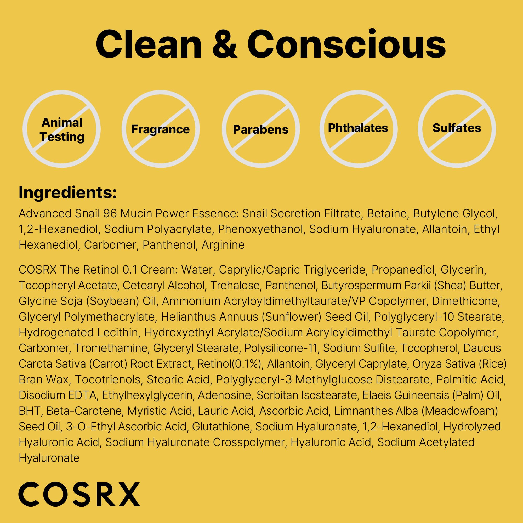 COSRX Amazon Exclusive gift set badge on product image