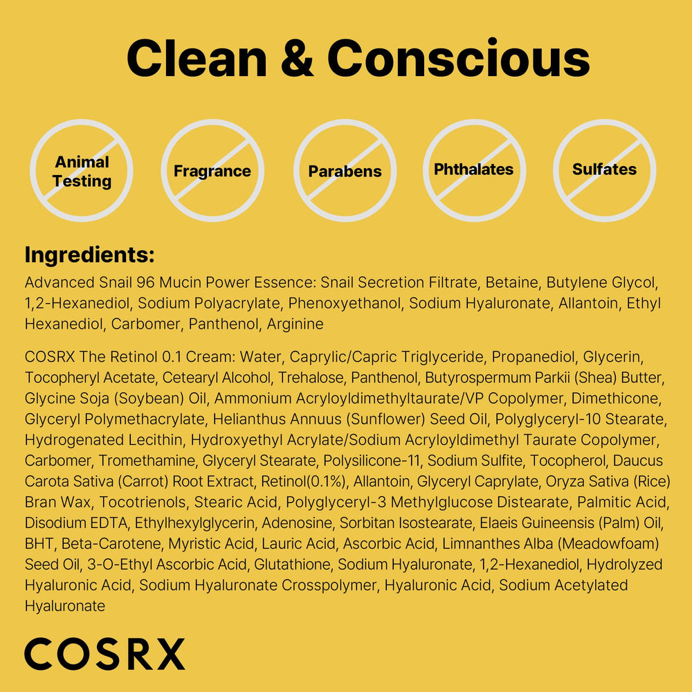 COSRX Amazon Exclusive gift set badge on product image