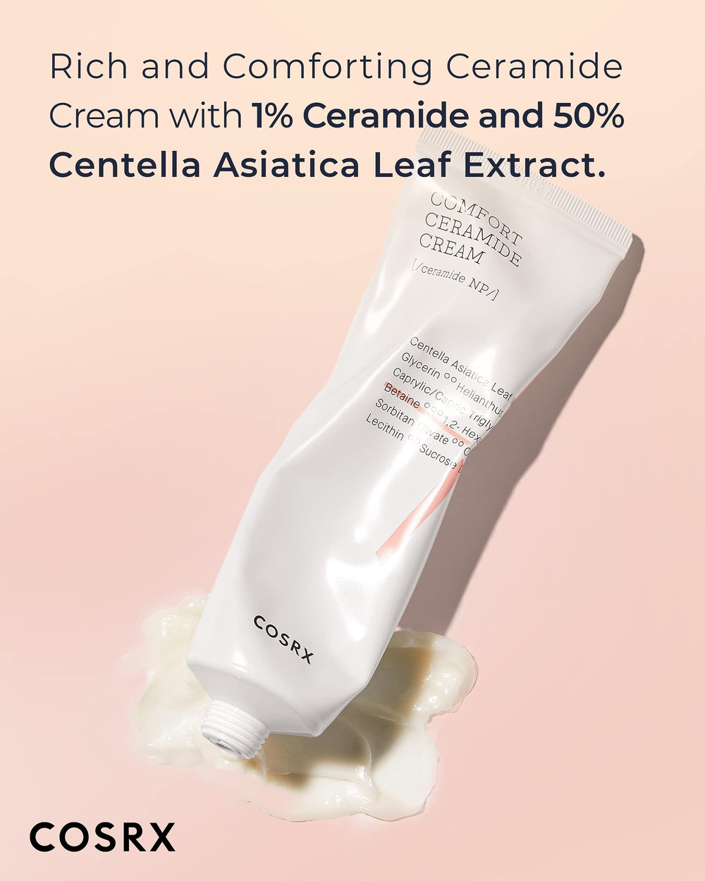 COSRX Balancium aplica la crema suavemente para calmar la piel