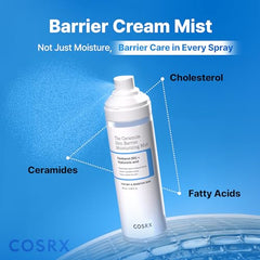COSRX Barrier Cream Face Mist label close-up highlights ceramides
