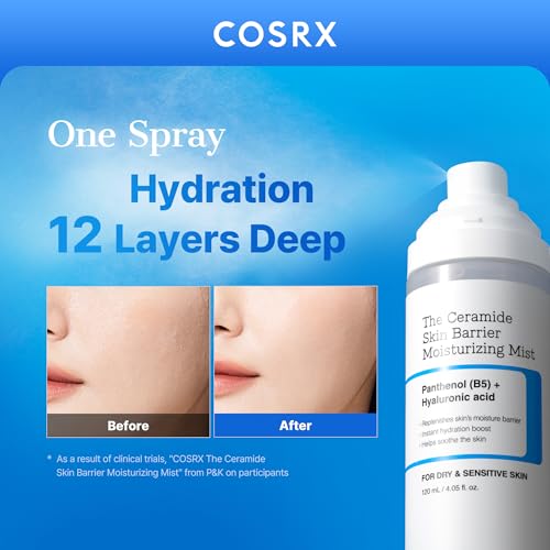 COSRX Barrier Cream Face Mist spray action refreshes skin