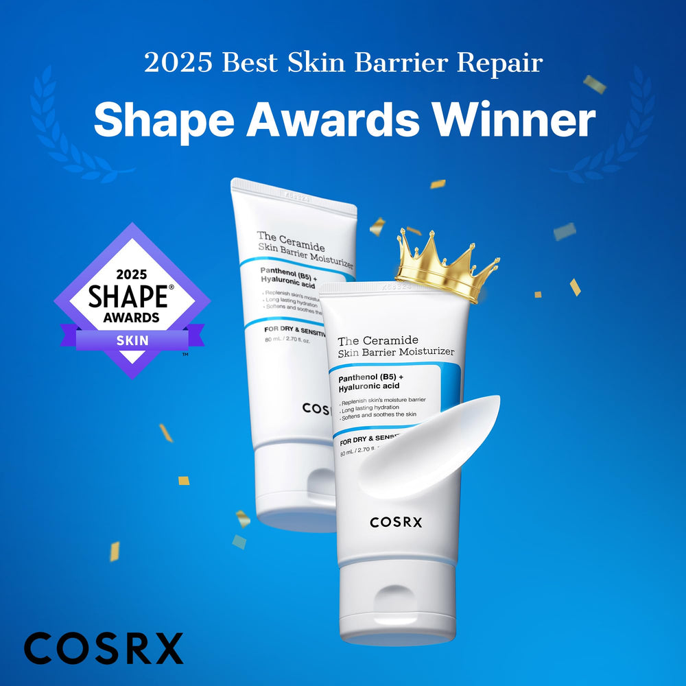Creamy COSRX moisturizer texture gliding smoothly over skin