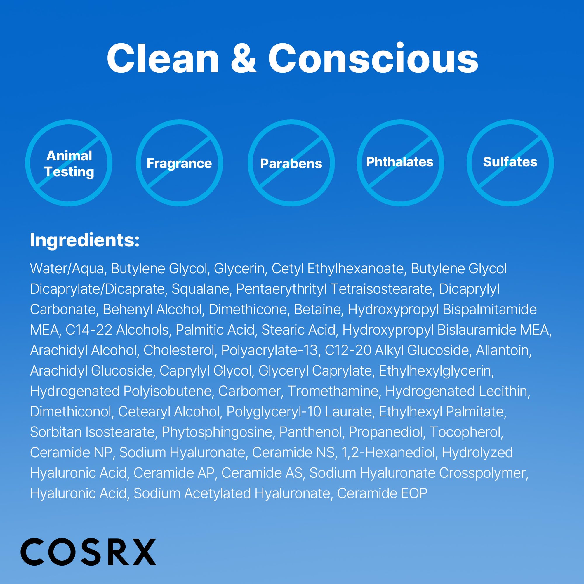 Finished COSRX moisturizer on skin with dewy, comfortable finish