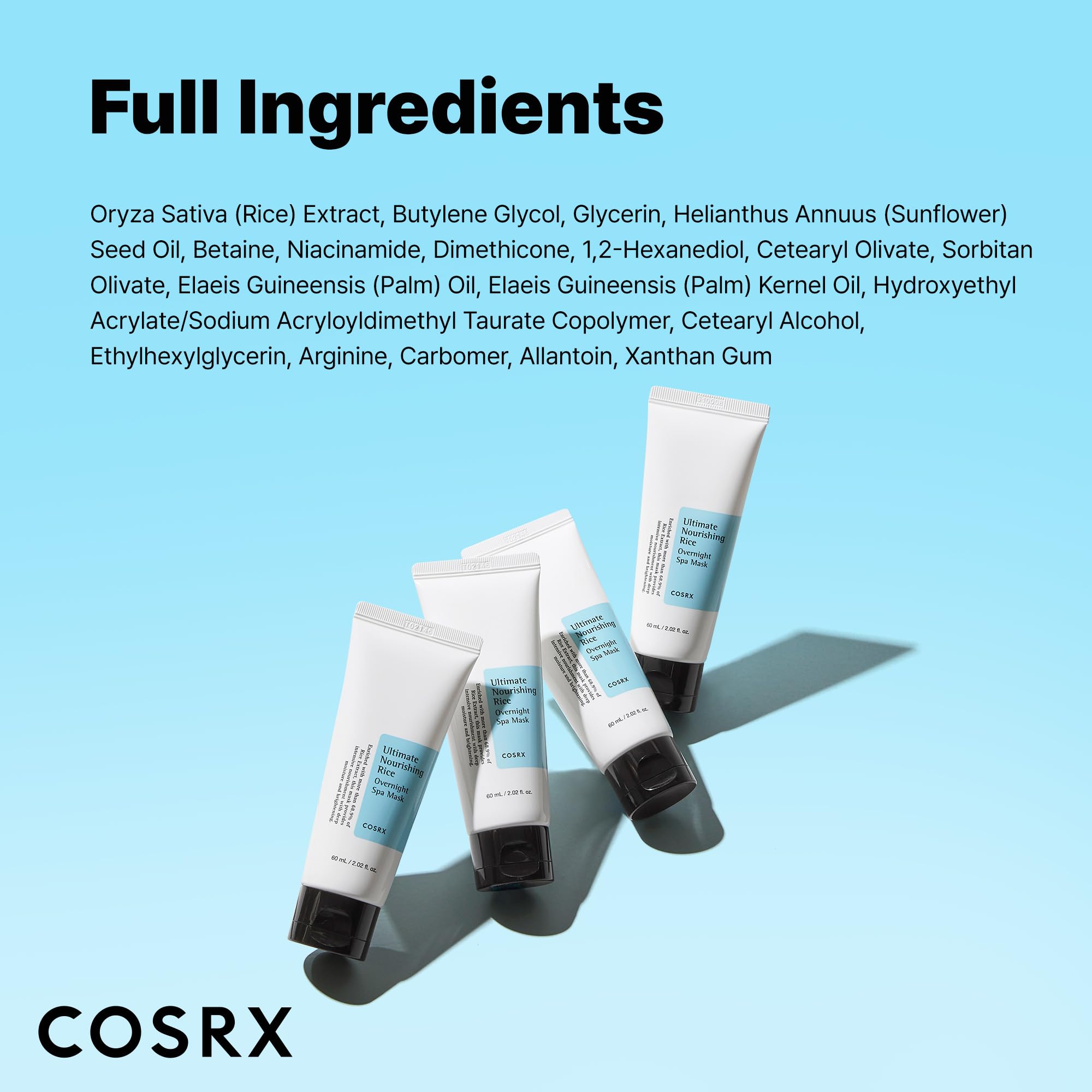 COSRX efecto despertar suave tras uso nocturno de la mascarilla.
