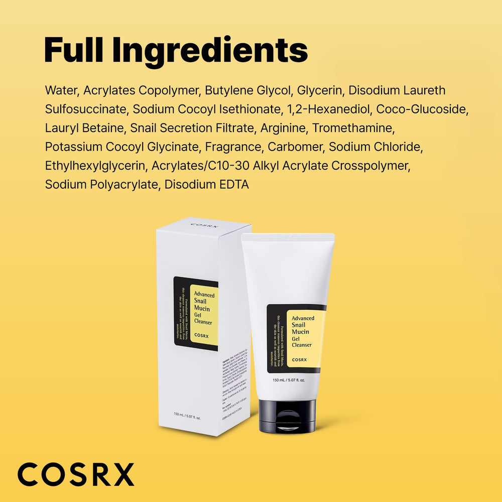 COSRX envase seguro y práctico para la rutina de limpieza.