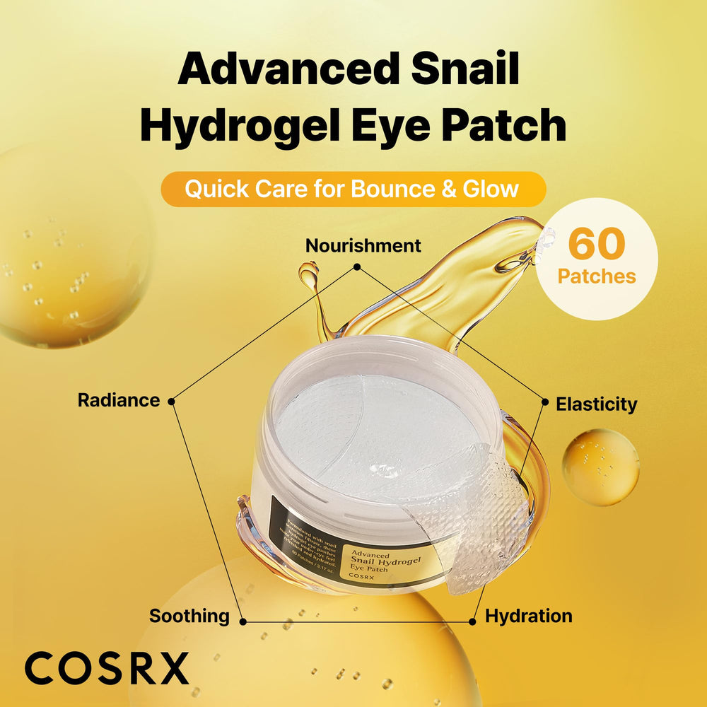 COSRX eye patch two sizes for a precise fit around the eye area.