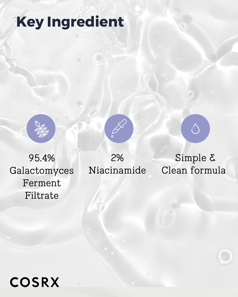 COSRX Galactomyces 95 Tónico, antioxidante suave con Niacinamida para brillo y piel uniforme.