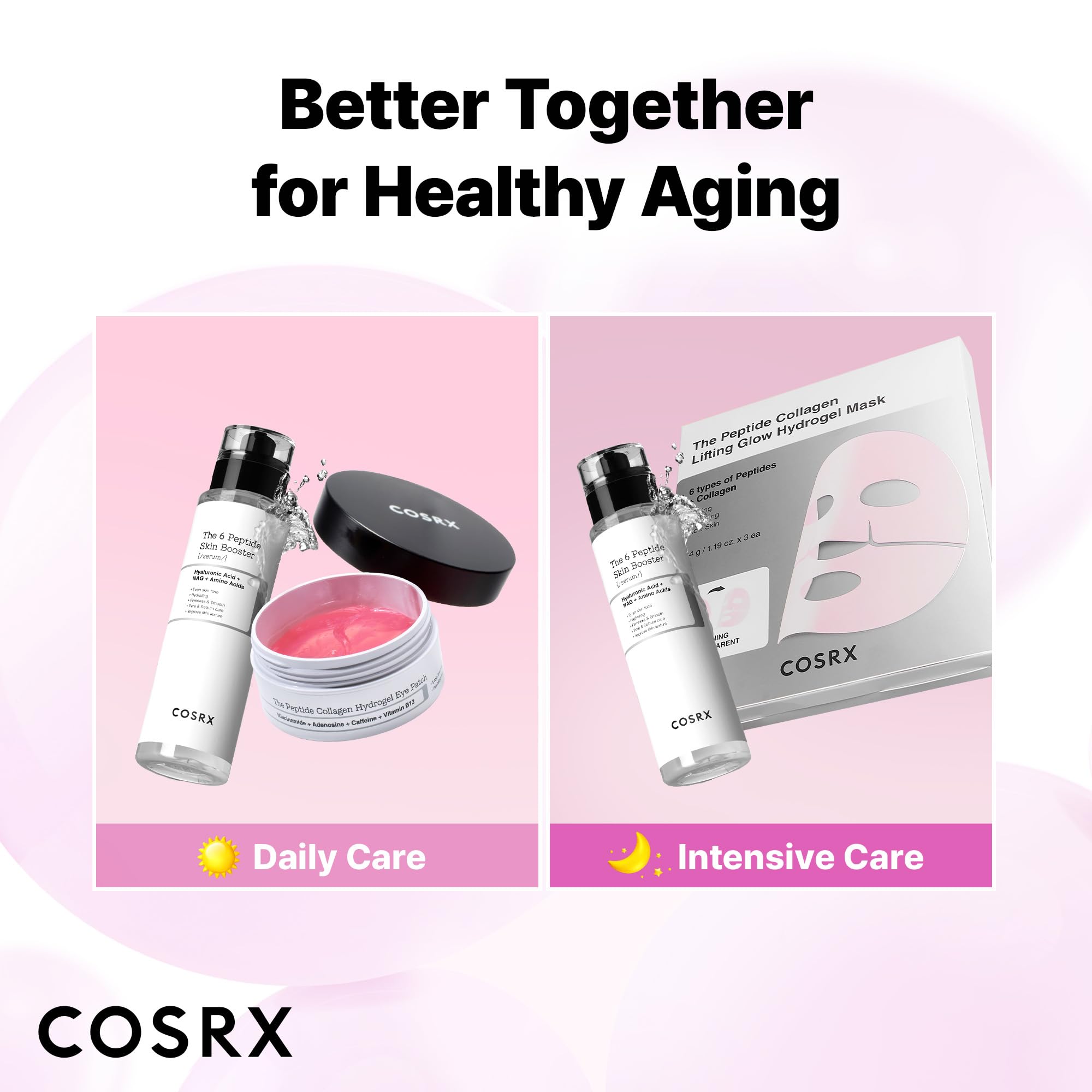 Ceramidas de COSRX proporcionan hidratación y barrera fortalecida.