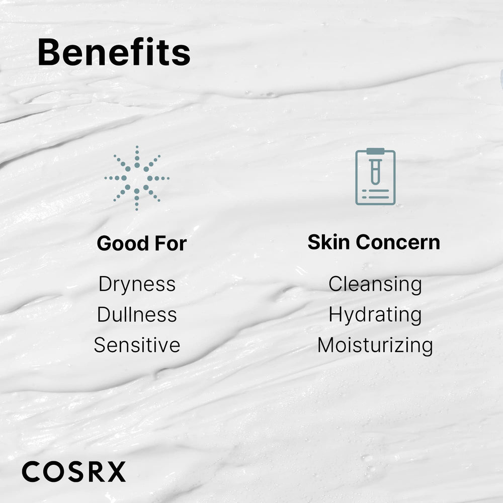 COSRX Hydrium limpiador para uso diario en rutina de cuidado.