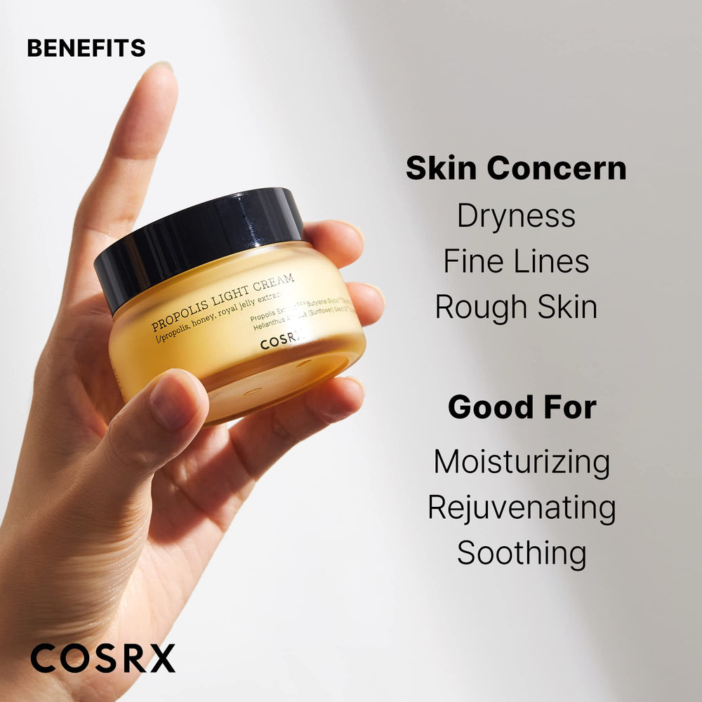 COSRX hypoallergenic dermatologist-tested label communicates skin-friendly attributes.