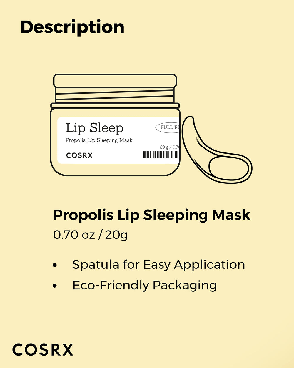 COSRX ritual nocturno para labios nutridos y suaves