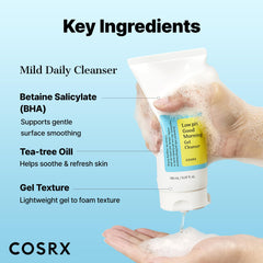 COSRX limpieza matutina para rostro suave y fresco.