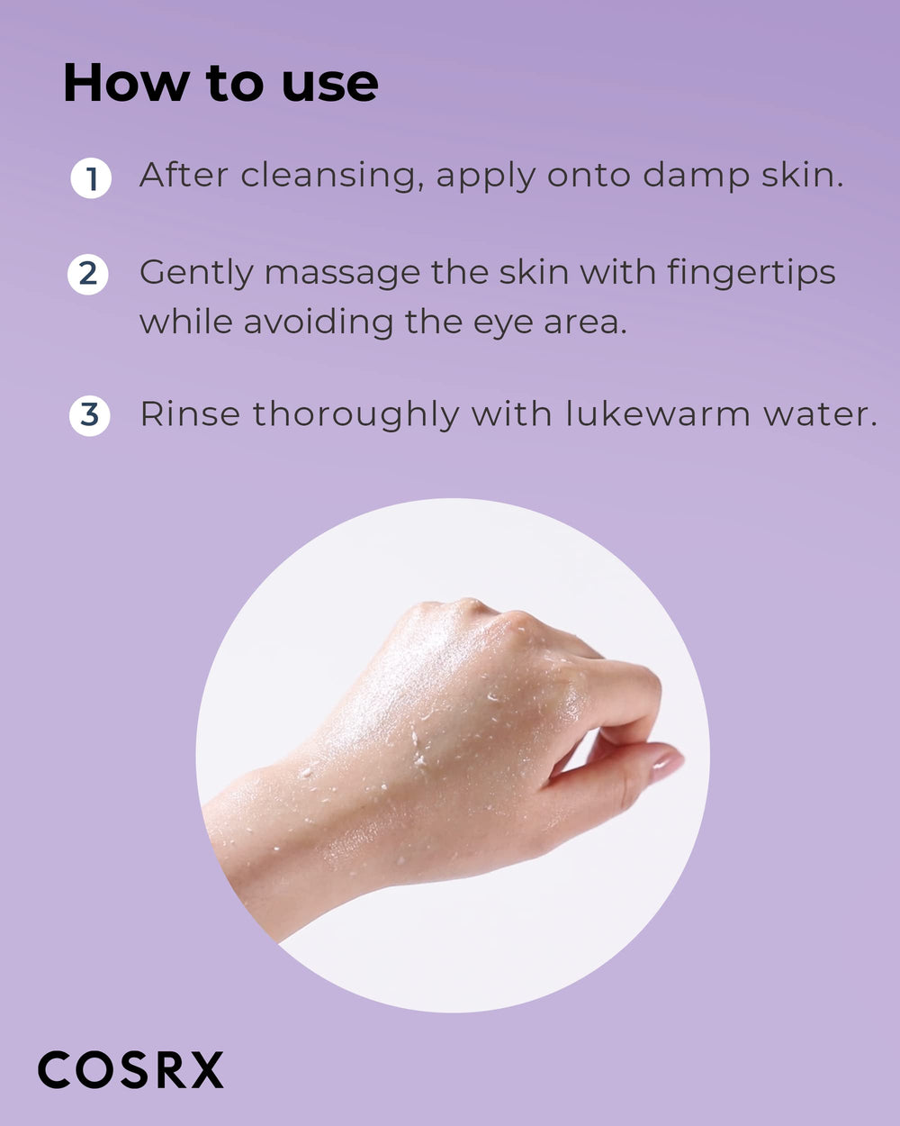 COSRX Low pH Good Night Soft Peeling Gel guía de uso en piel