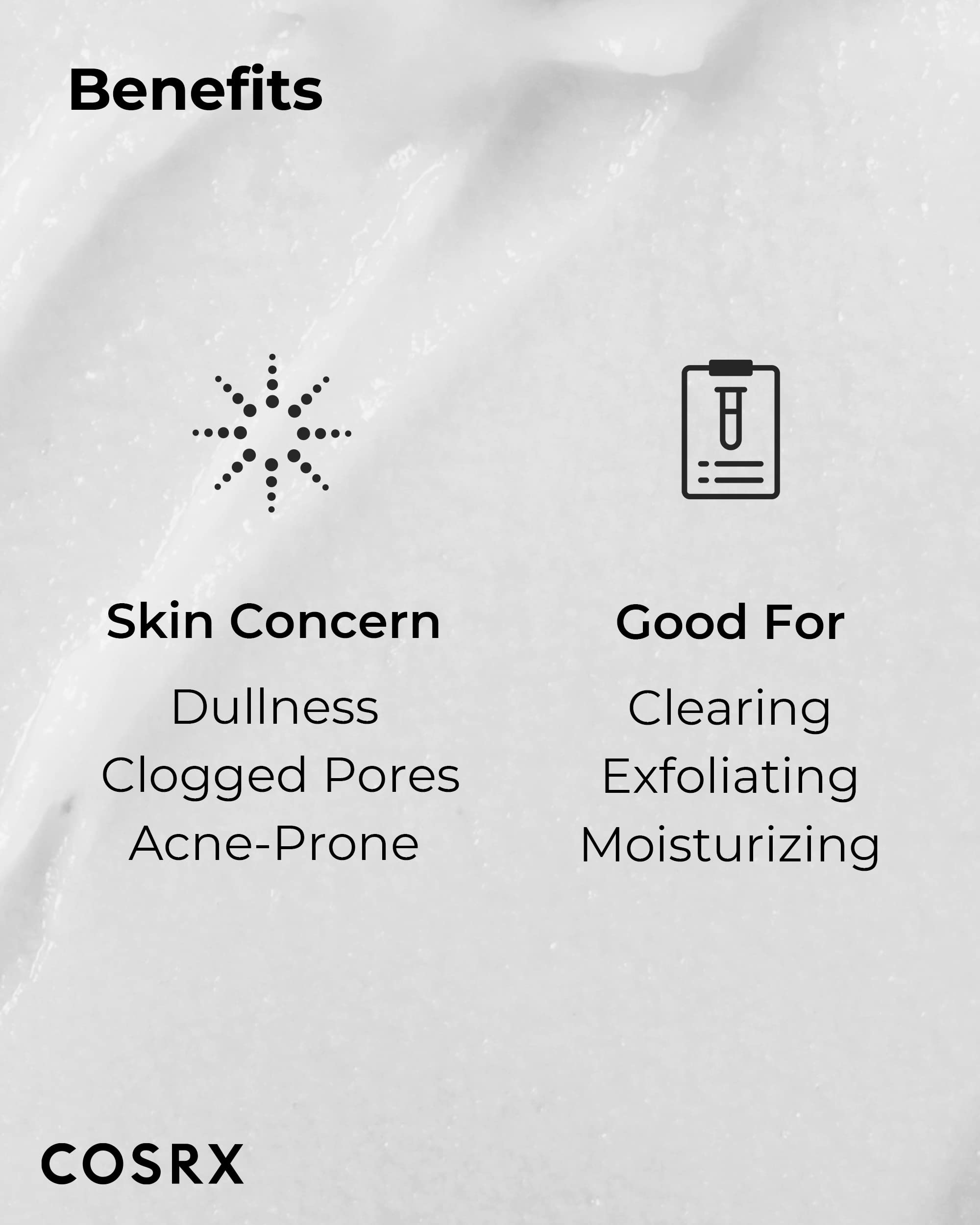 COSRX Low pH Good Night Soft Peeling Gel con rosa damascena para hidratación suave