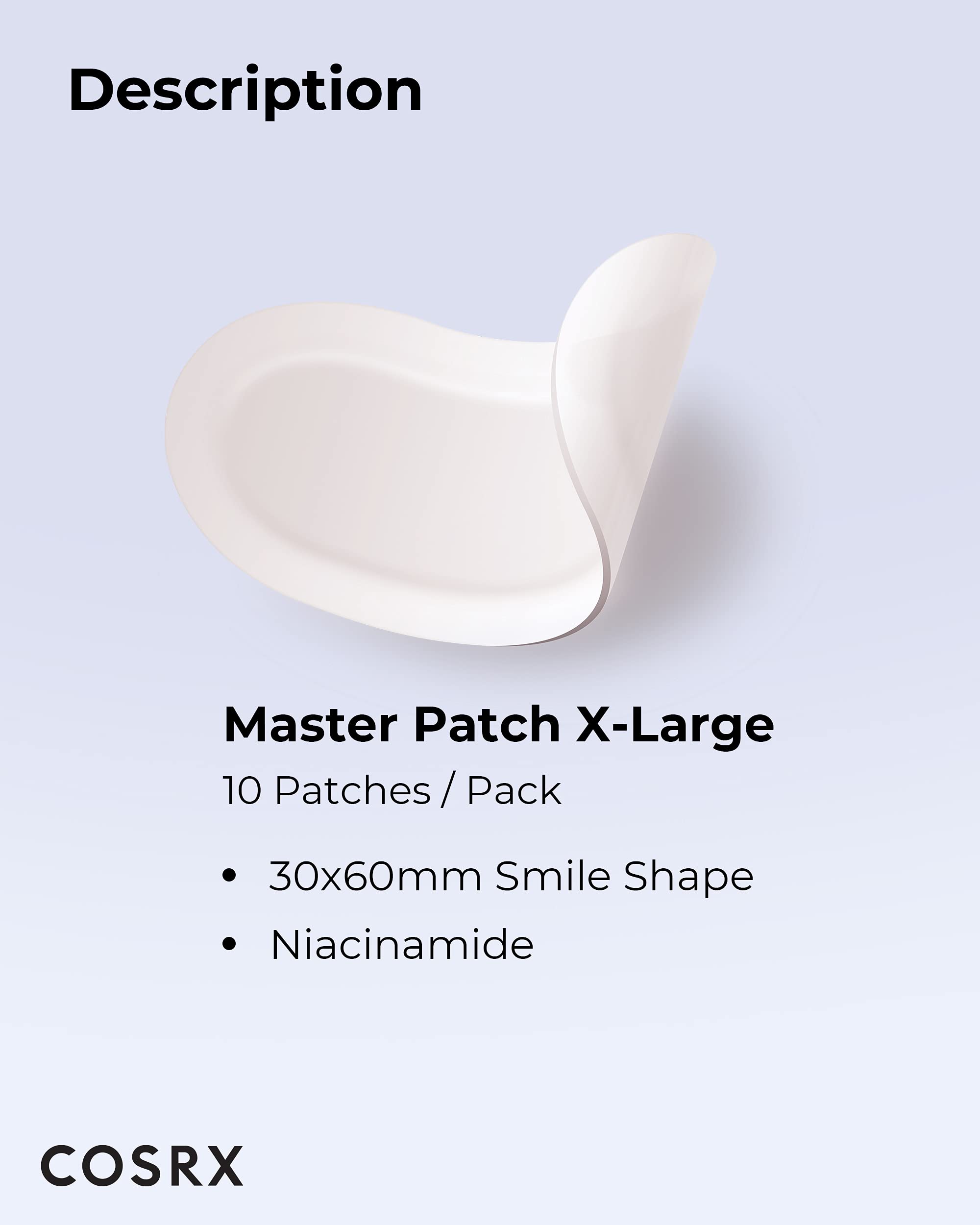 CosRX Master Patch Intensive, parche oval facilita la aplicación.