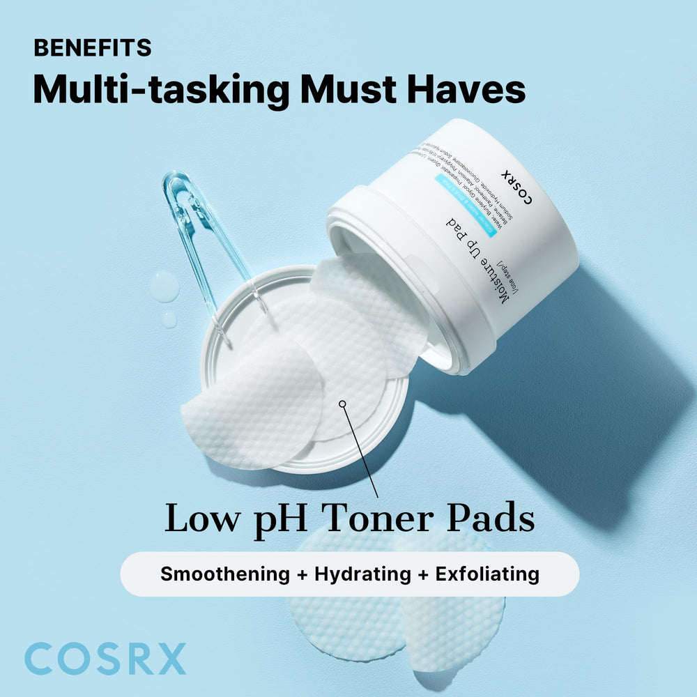 COSRX Moisture Up Pads 0.5% BHA detail on pad.