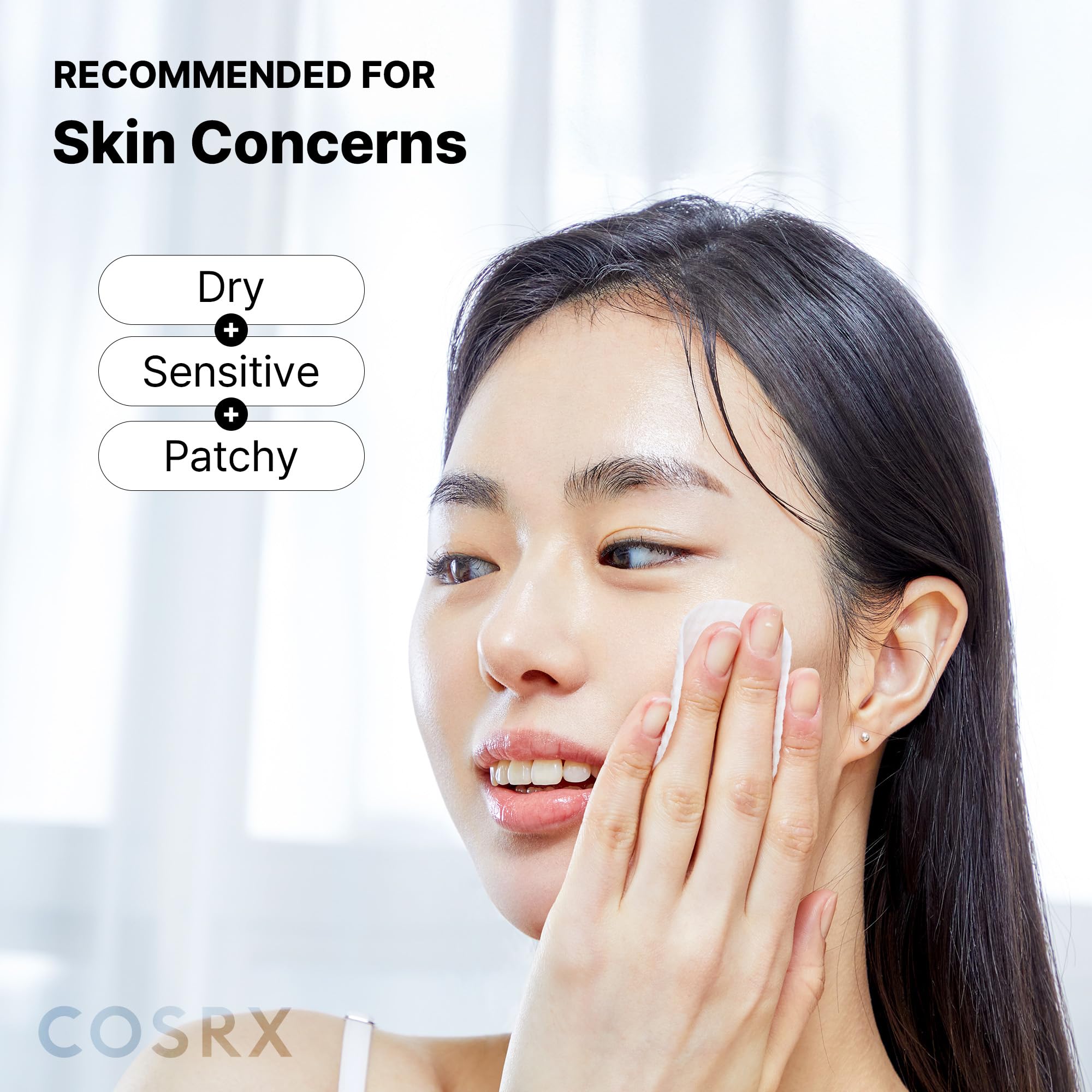 COSRX Moisture Up Pads include a tweezer for hygienic maintenance.