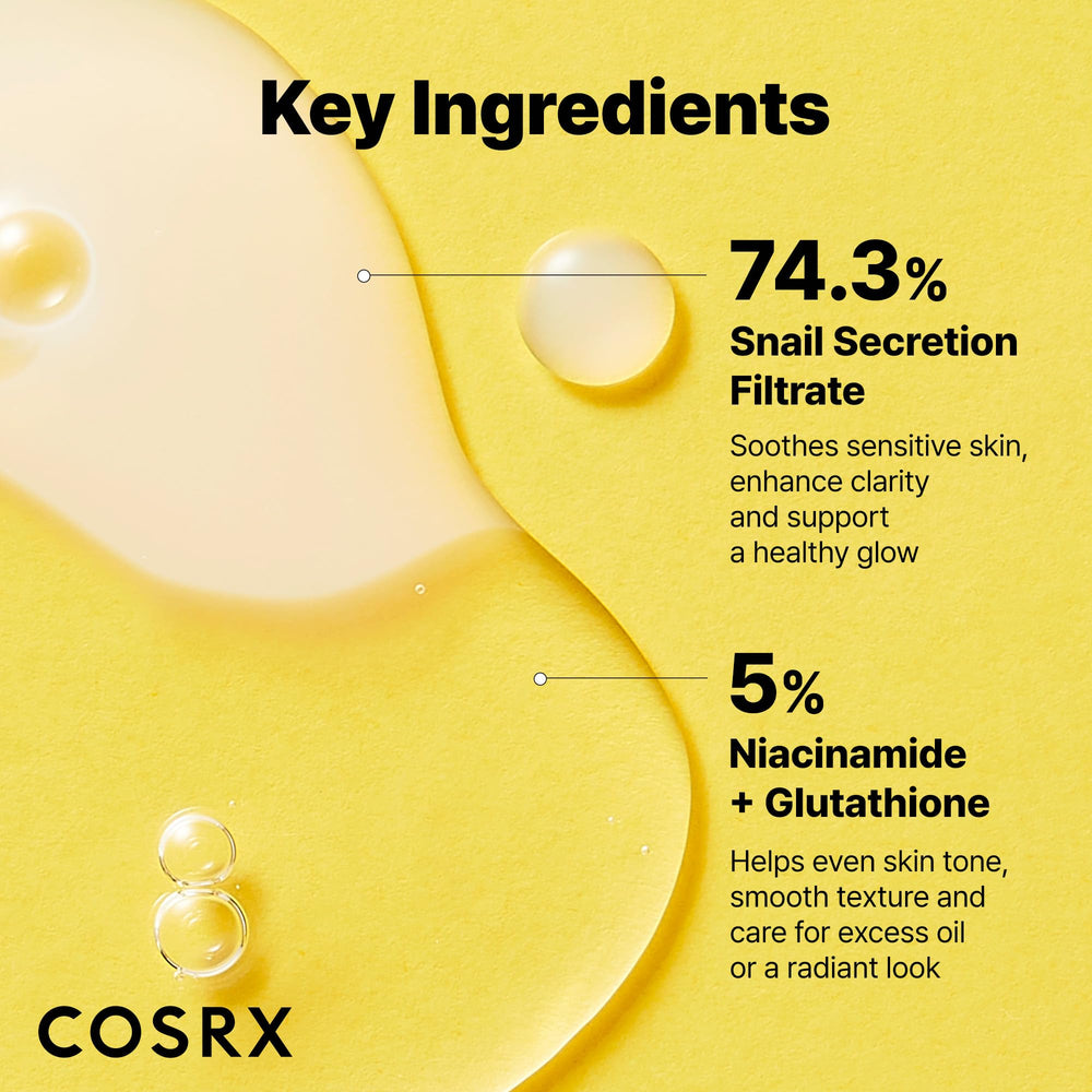 COSRX mucina de caracol sin daño a caracoles, opción ética