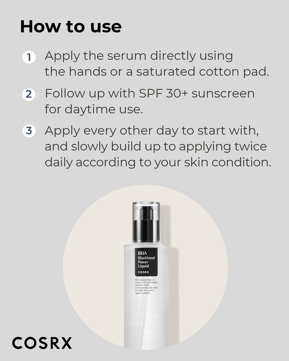 COSRX toner near skincare setup emphasizing nighttime exfoliation benefits