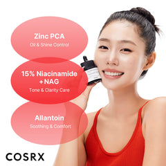 Close-up reveals lightweight serum texture for quick absorption