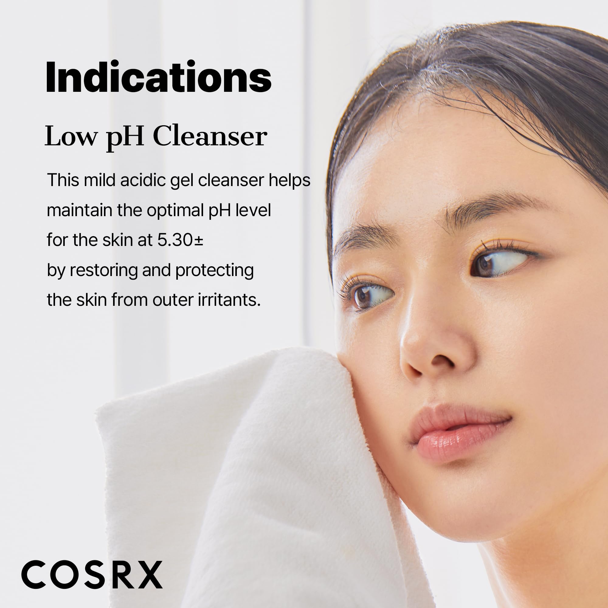 COSRX fórmula con pH equilibrado para piel sensible.
