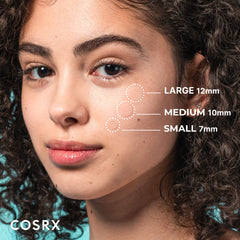 CosRX parche de aplicación sencilla para tratar granos sin dolor.