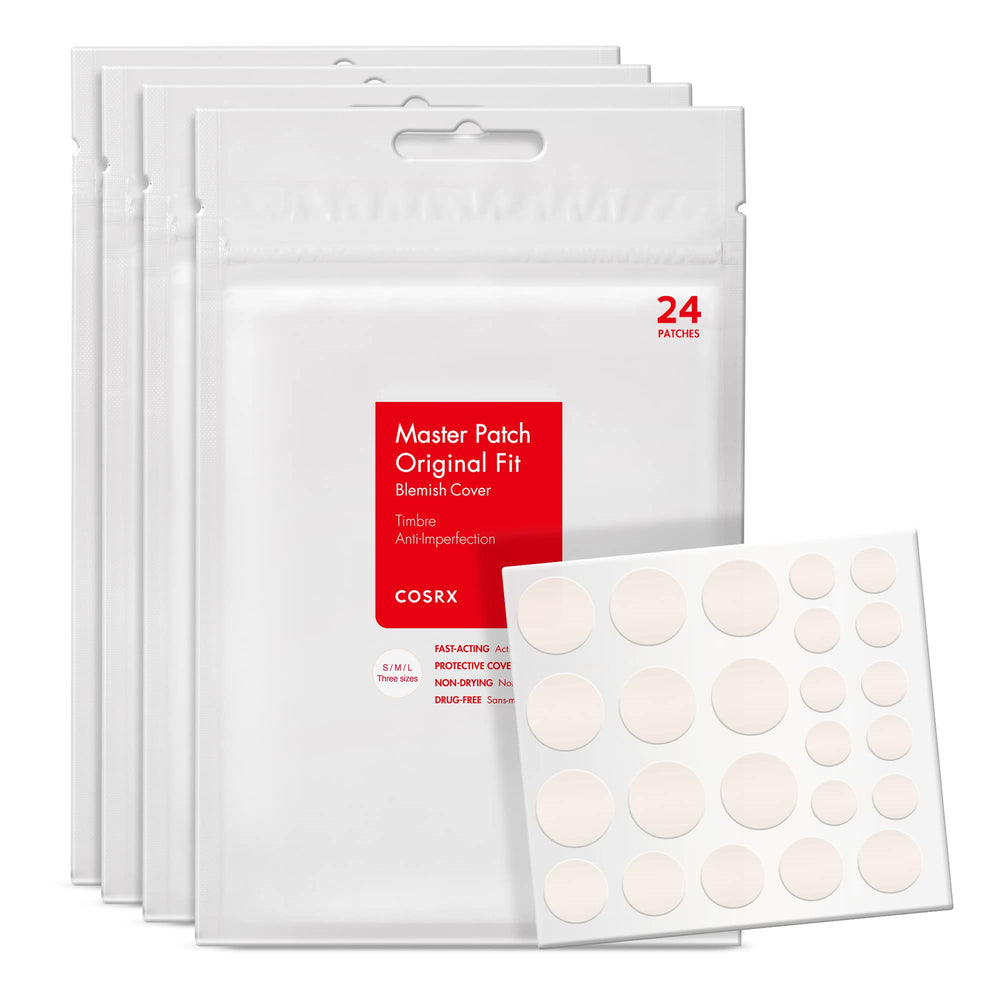 COSRX parche granos original hidrocoloide, 3 tamaños, cubre imperfecciones de la piel