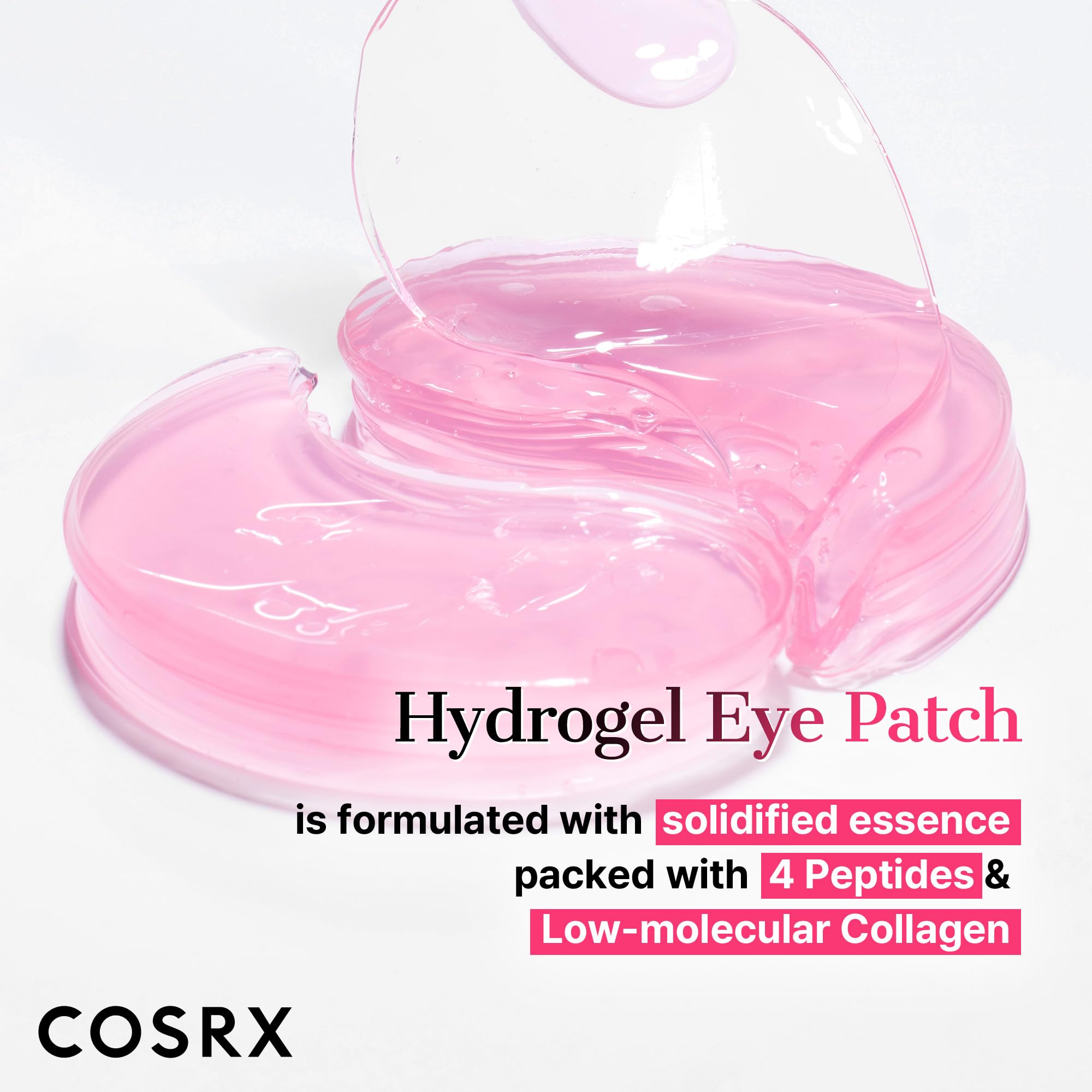 COSRX parches ojos ingredientes-peptidos-collagen para firmeza y nutrición