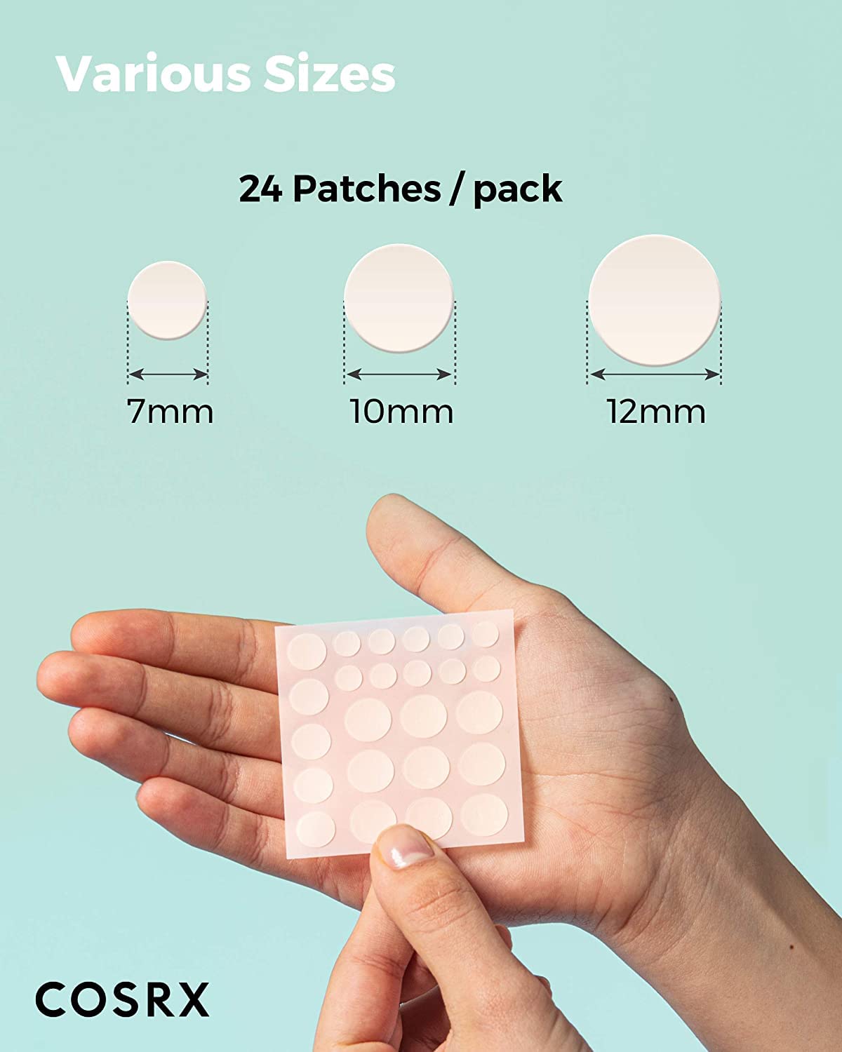 COSRX parche tamaño grande para áreas mayores de irritación
