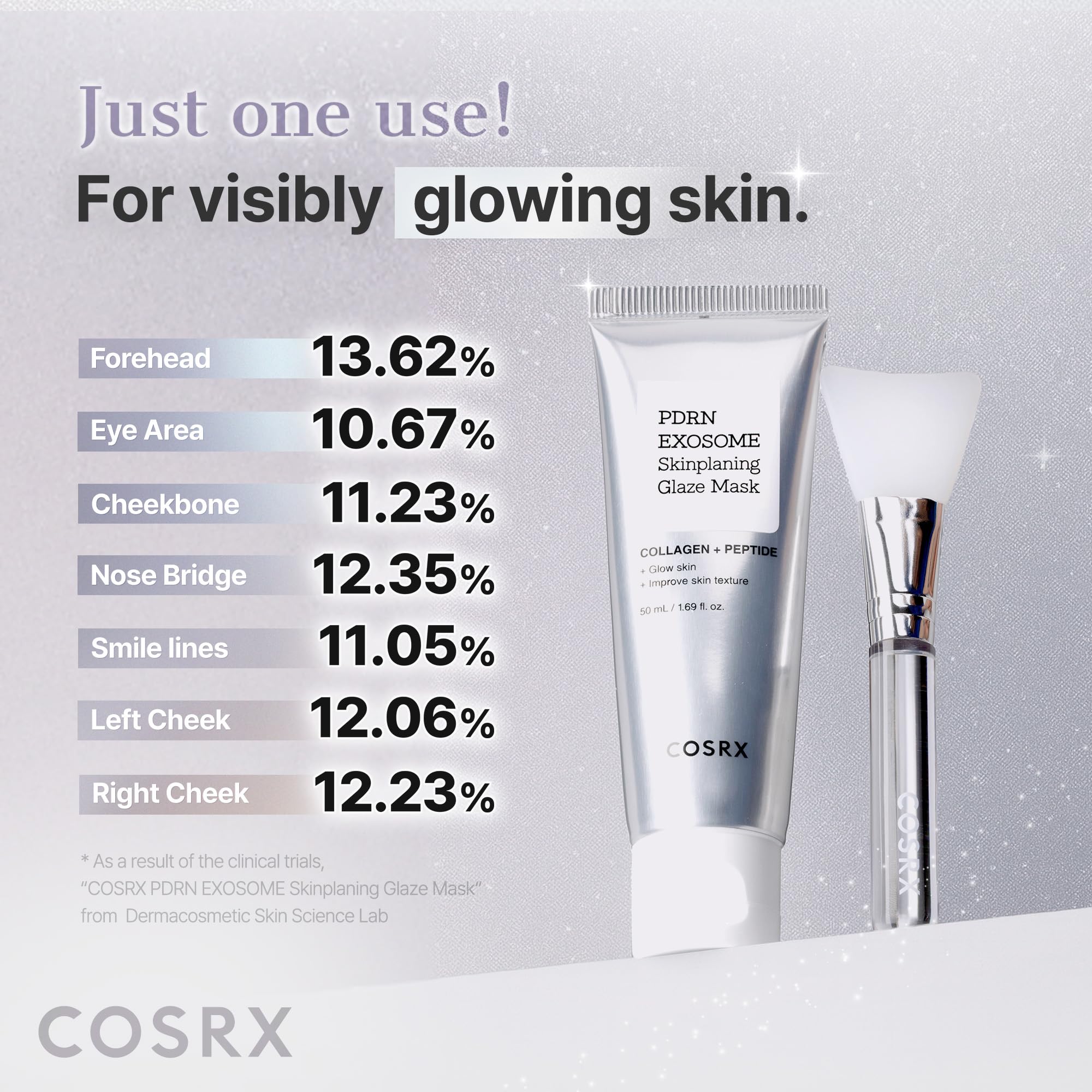 COSRX PDRN Exosome Skinplaning Glaze Mask hidratación profunda durante la noche