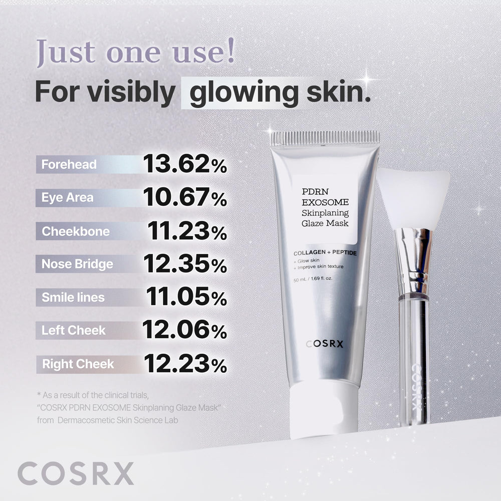COSRX PDRN Exosome Skinplaning Glaze Mask hidratación profunda durante la noche